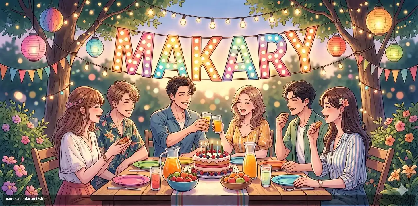 Oslava menín a mien - Makary