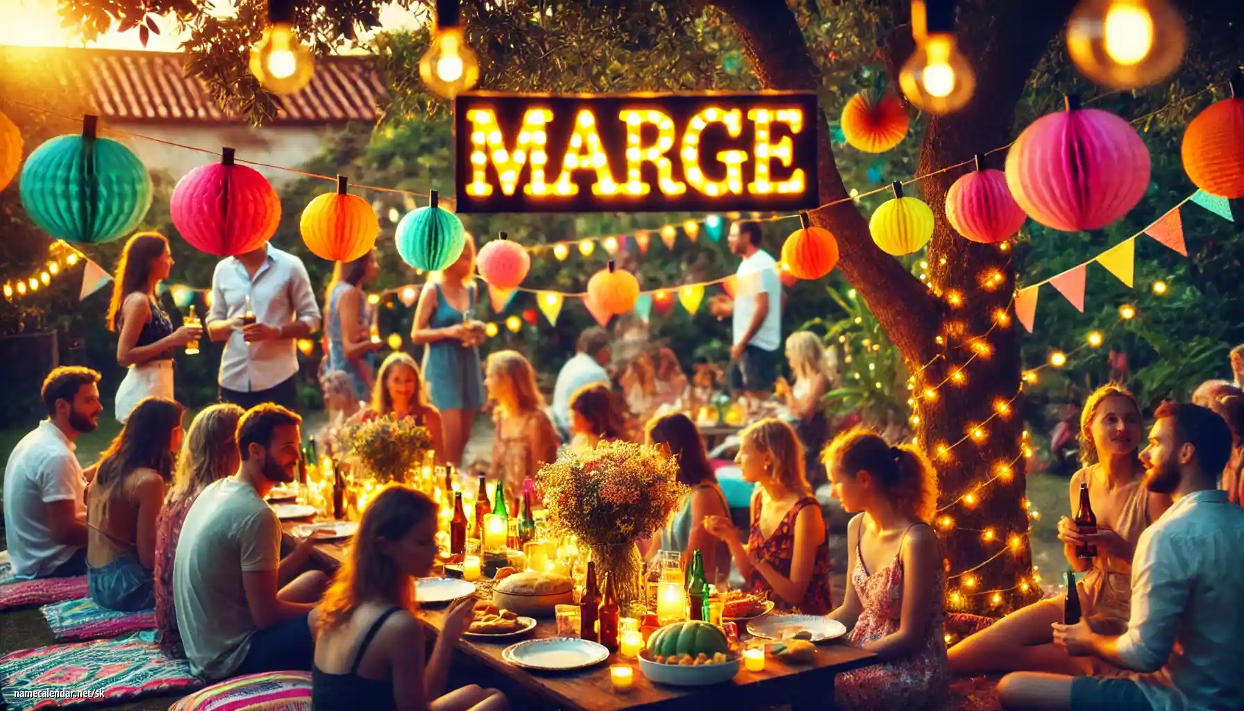 Oslava menín a mien - Marge