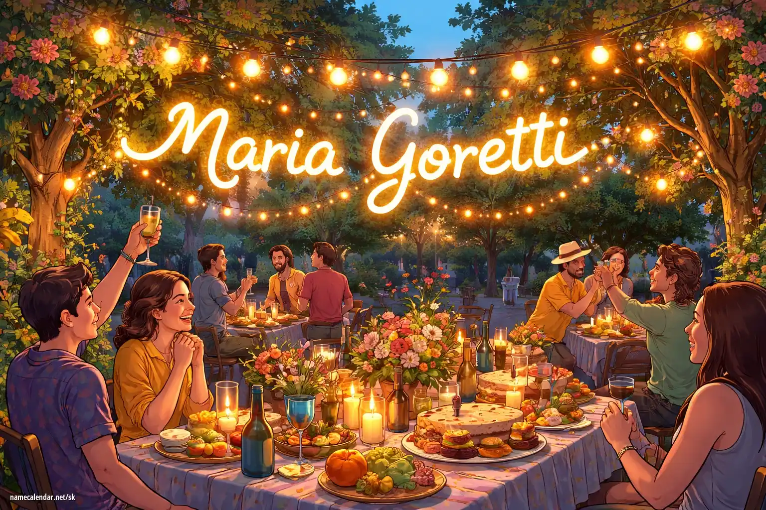 Oslava menín a mien - Maria Goretti