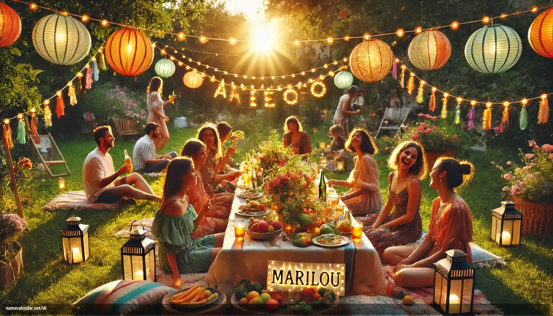 Oslava menín a mien - Marilou