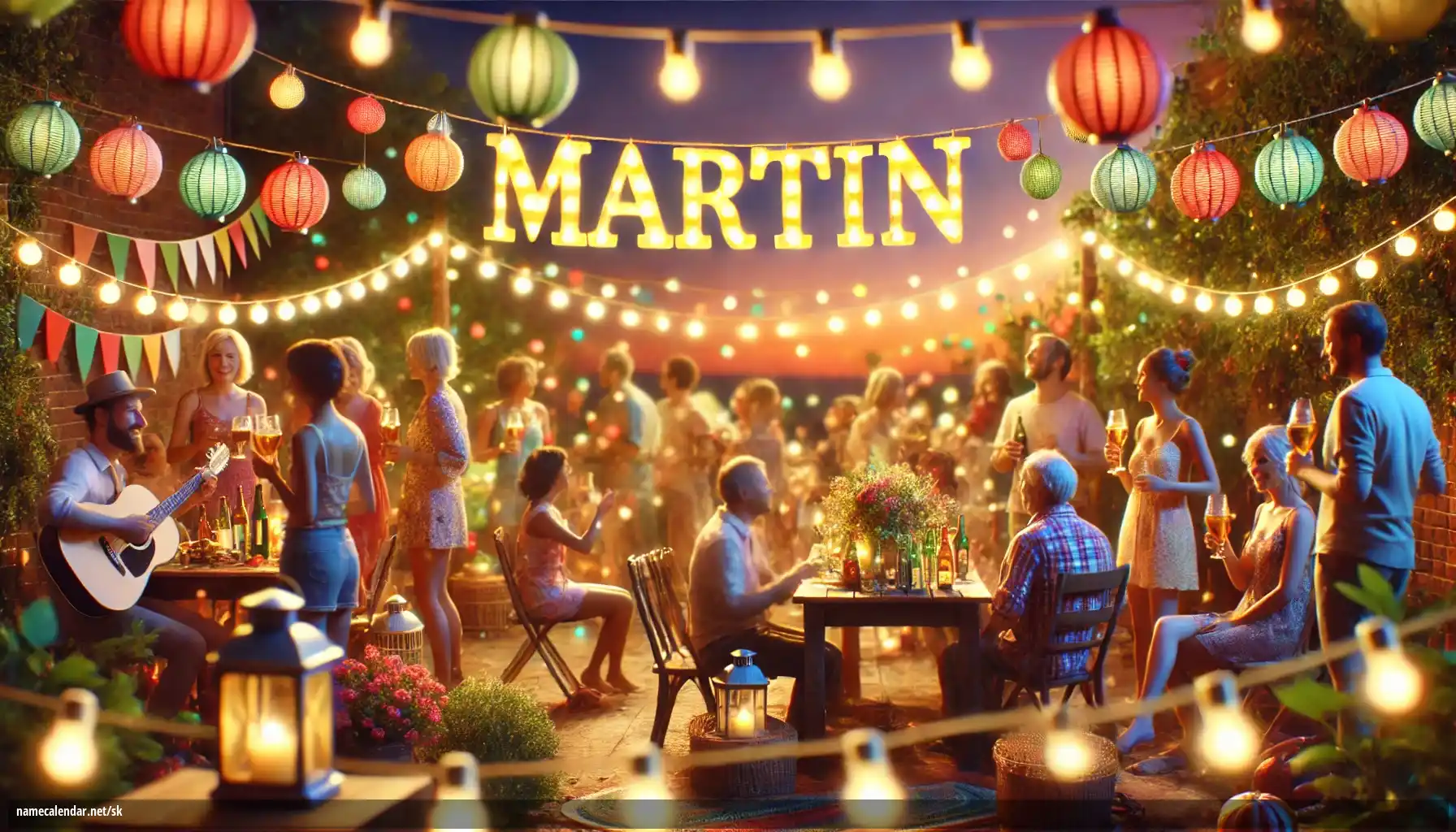 Oslava menín a mien - Martín