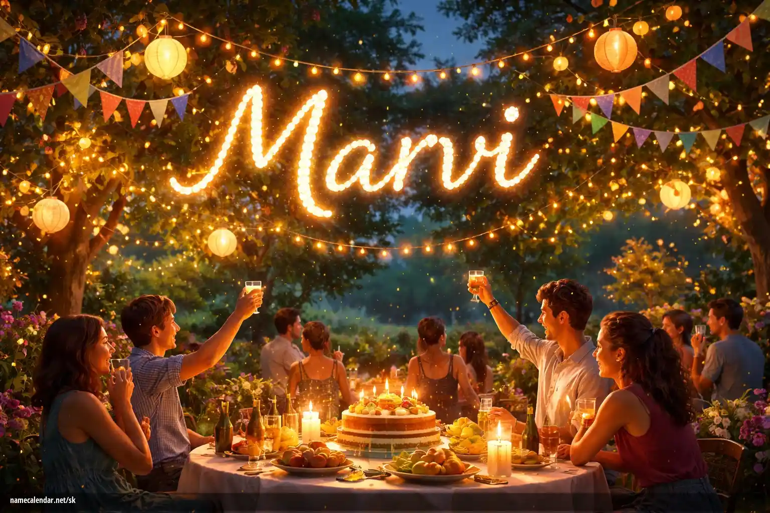 Oslava menín a mien - Marvi