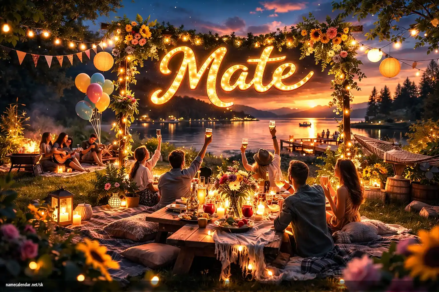 Oslava menín a mien - Mate