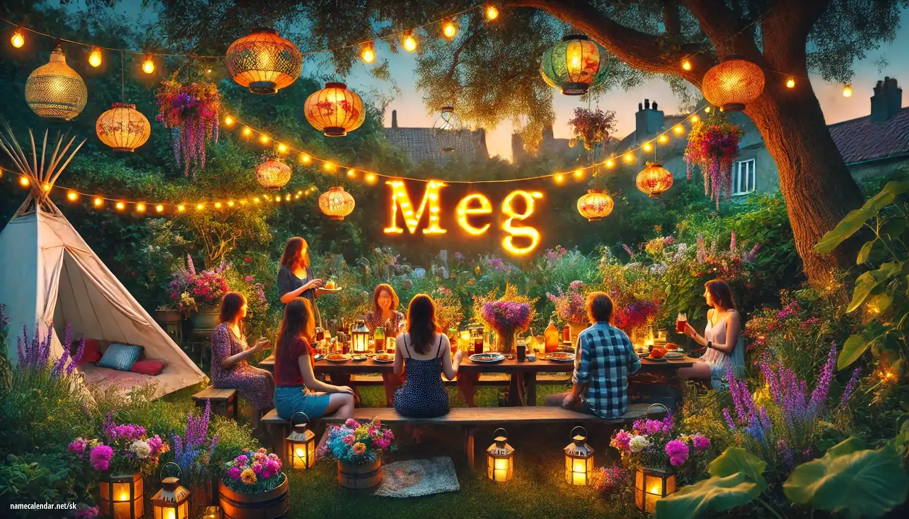 Oslava menín a mien - Meg