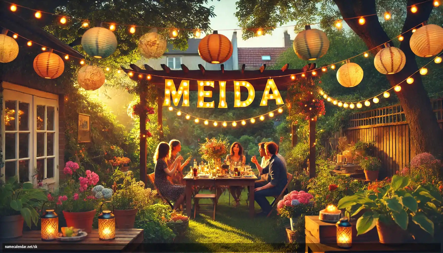 Oslava menín a mien - Meida