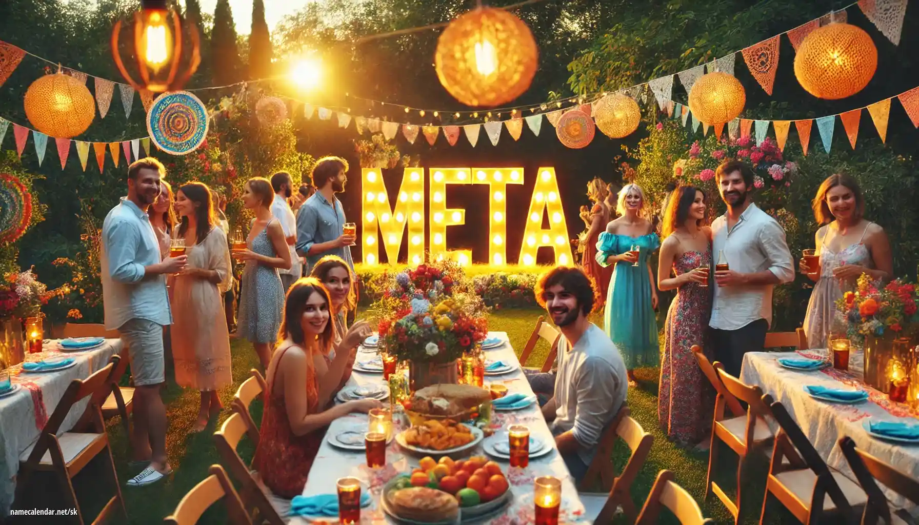 Oslava menín a mien - Meta