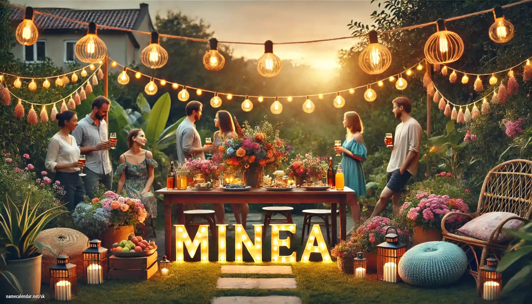 Oslava menín a mien - Minea