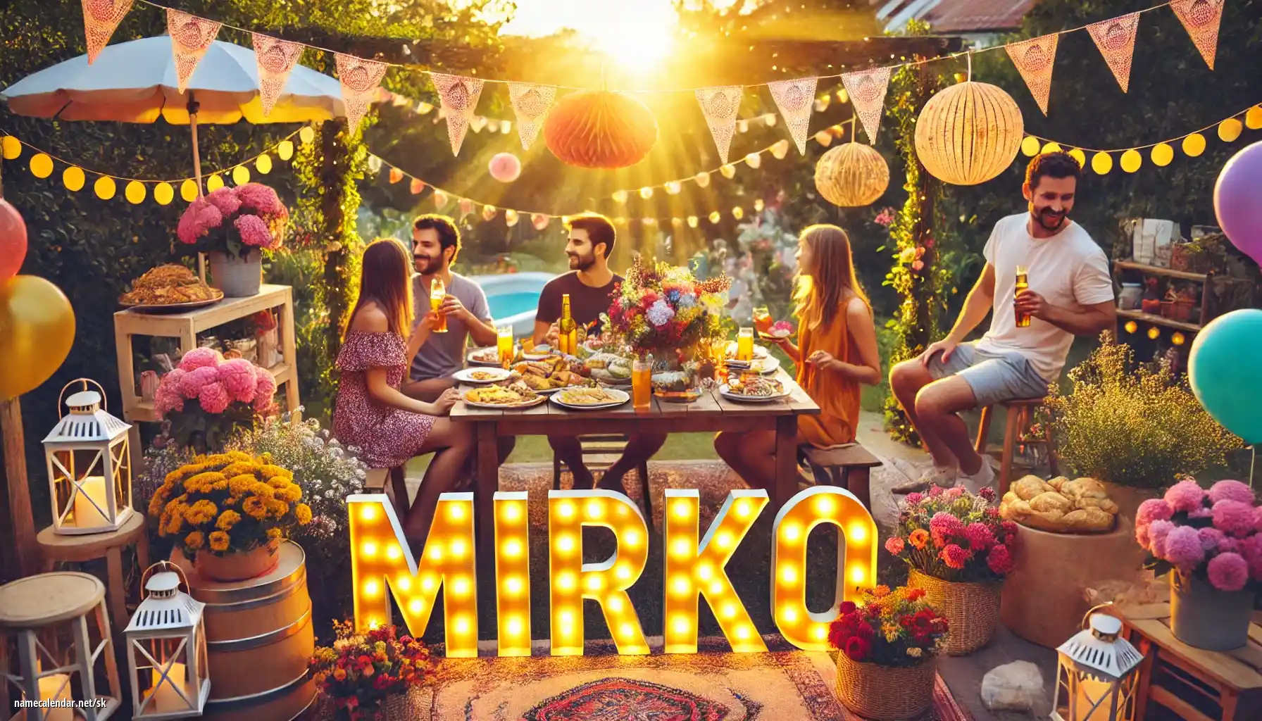 Oslava menín a mien - Mirko