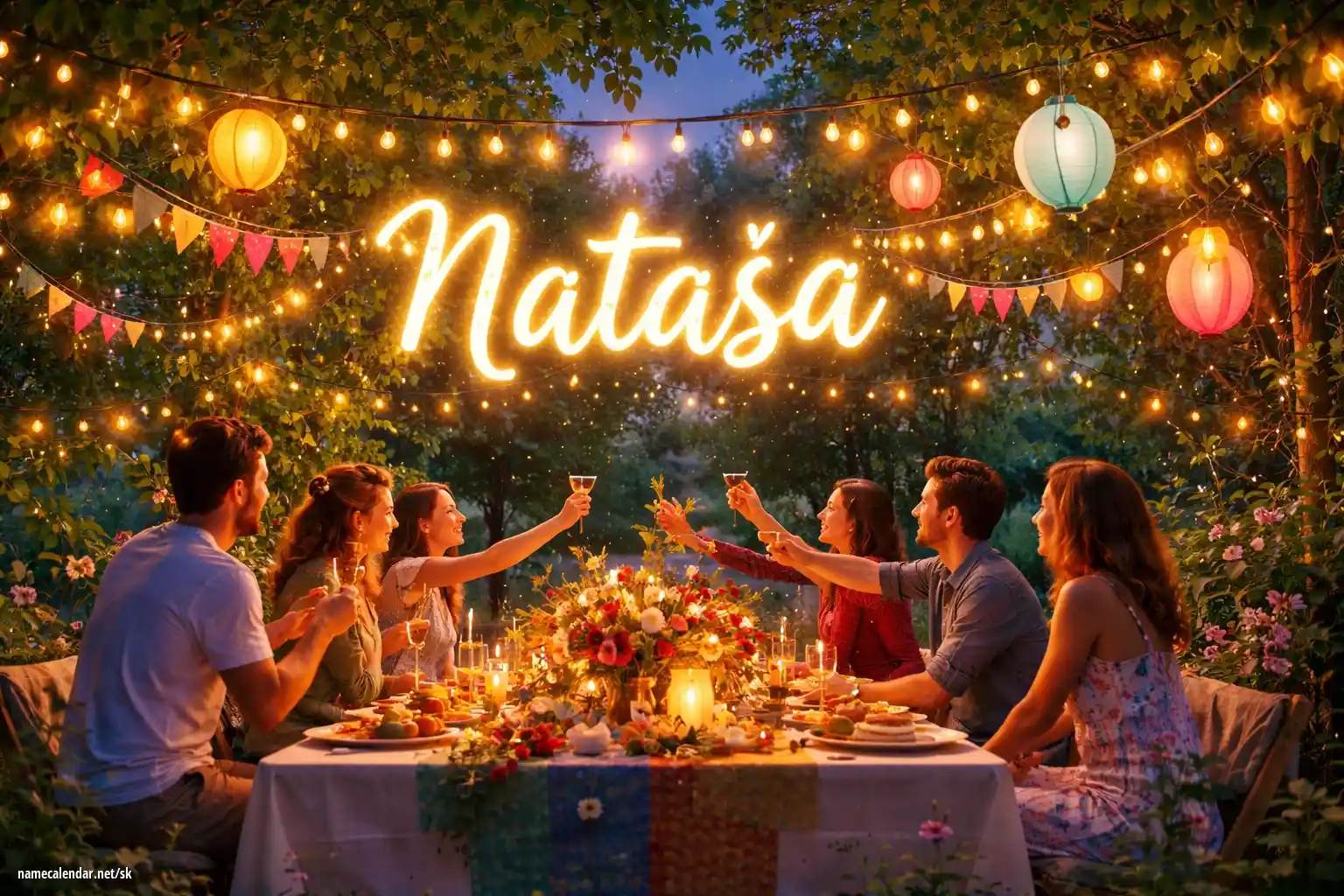 Oslava menín a mien - Nataša