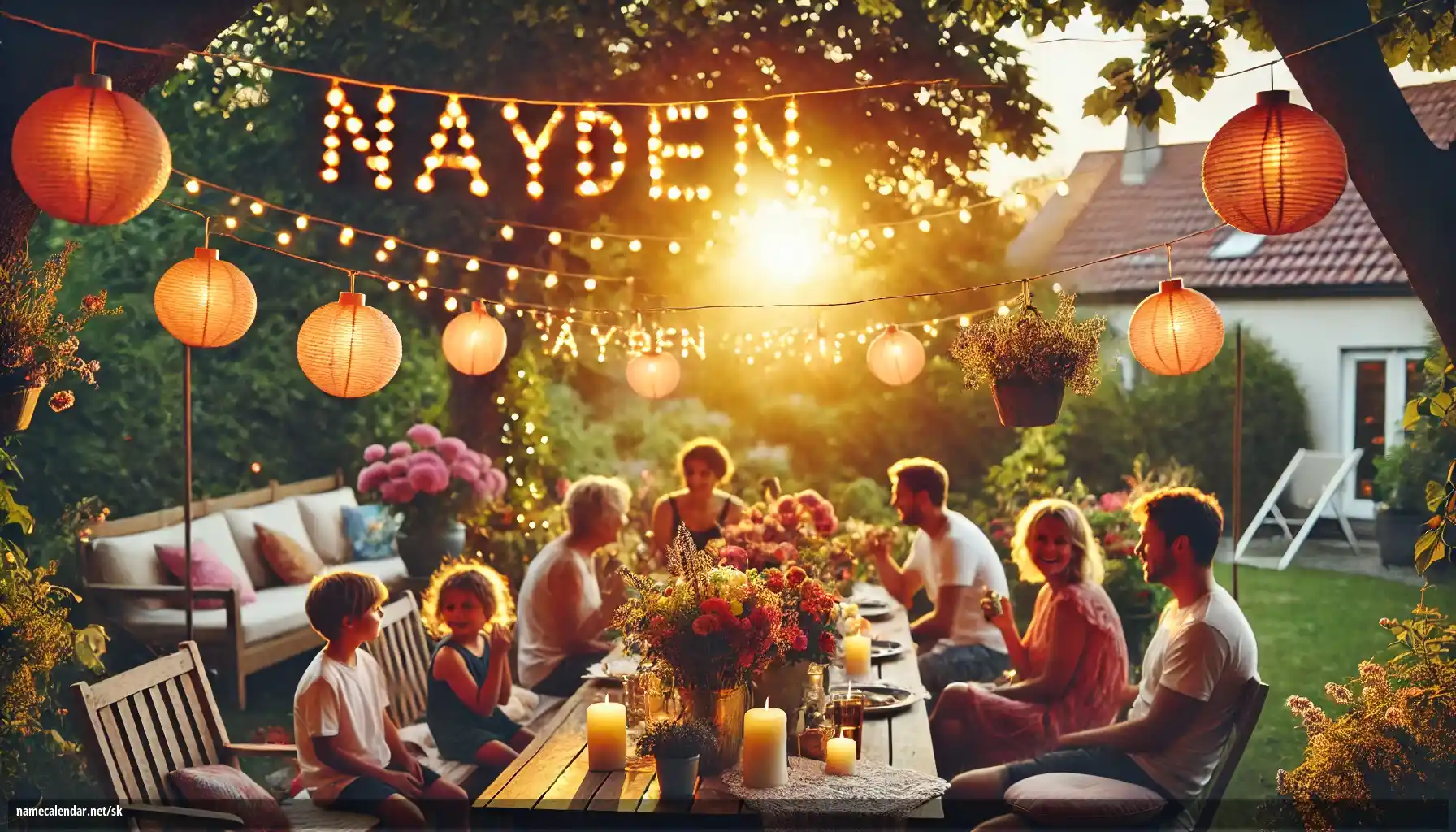 Oslava menín a mien - Nayden