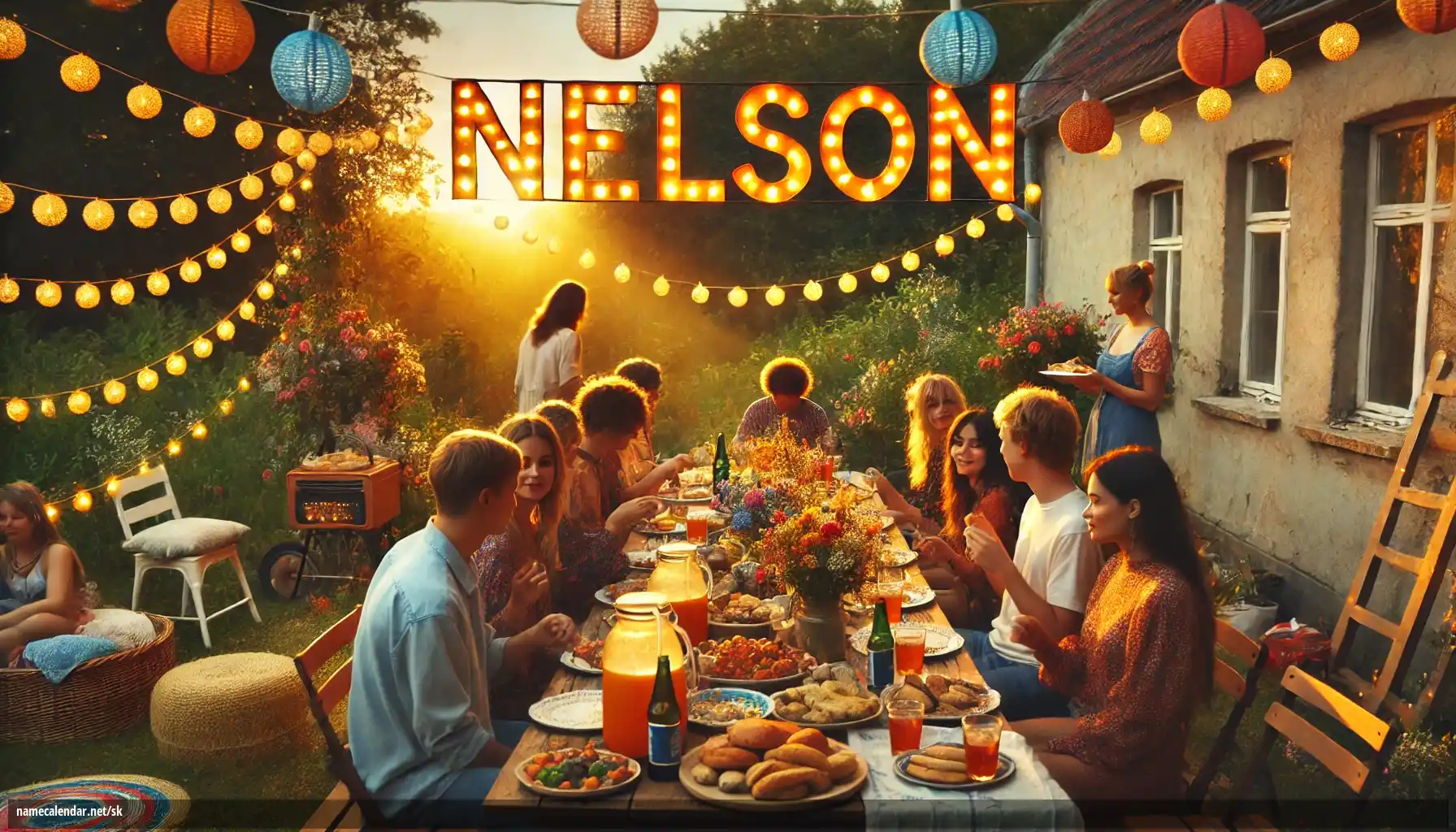 Oslava menín a mien - Nelson