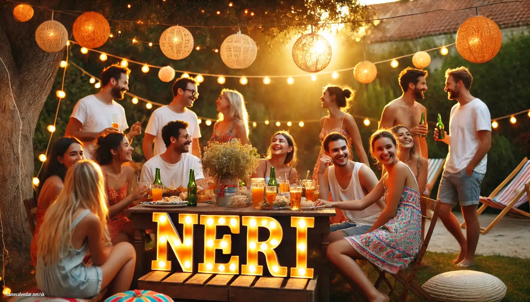 Oslava menín a mien - Neri