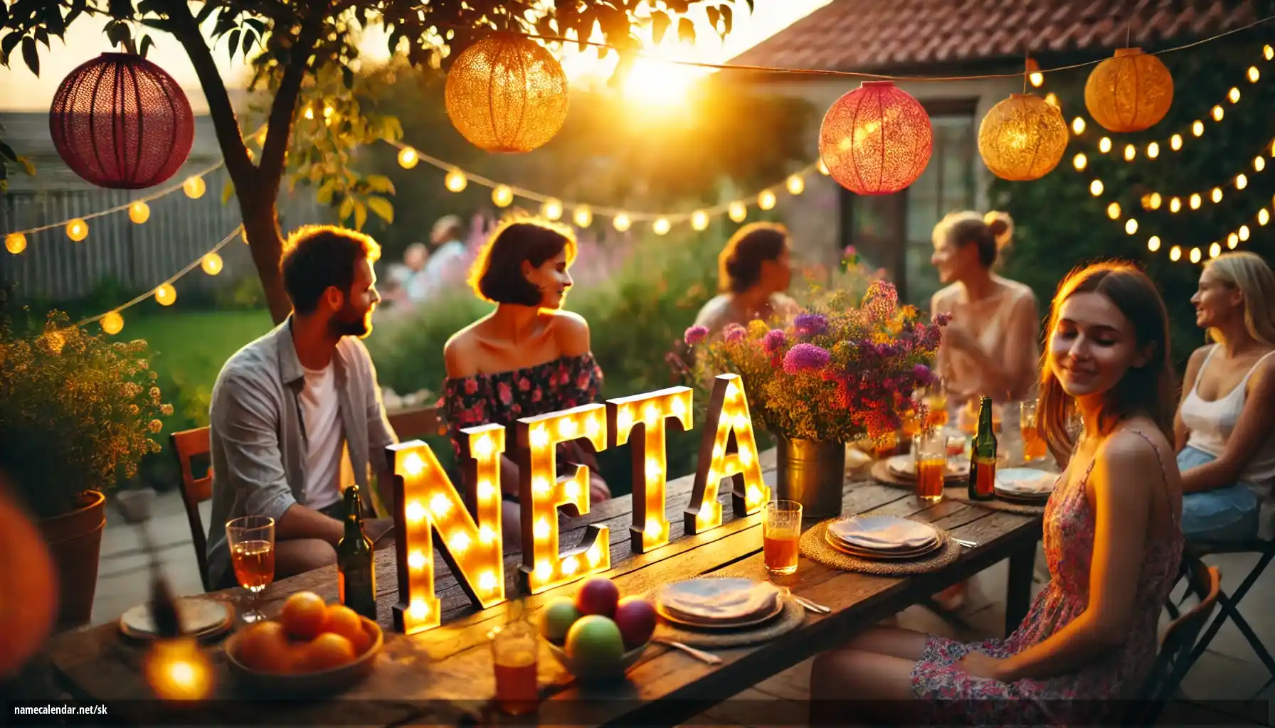 Oslava menín a mien - Neta