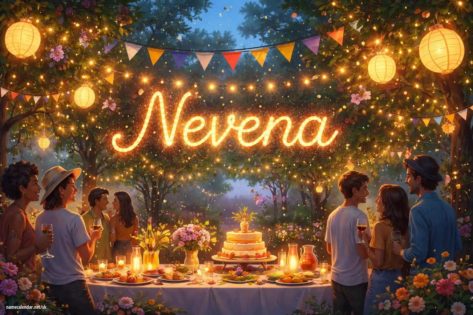 Oslava menín a mien - Nevena