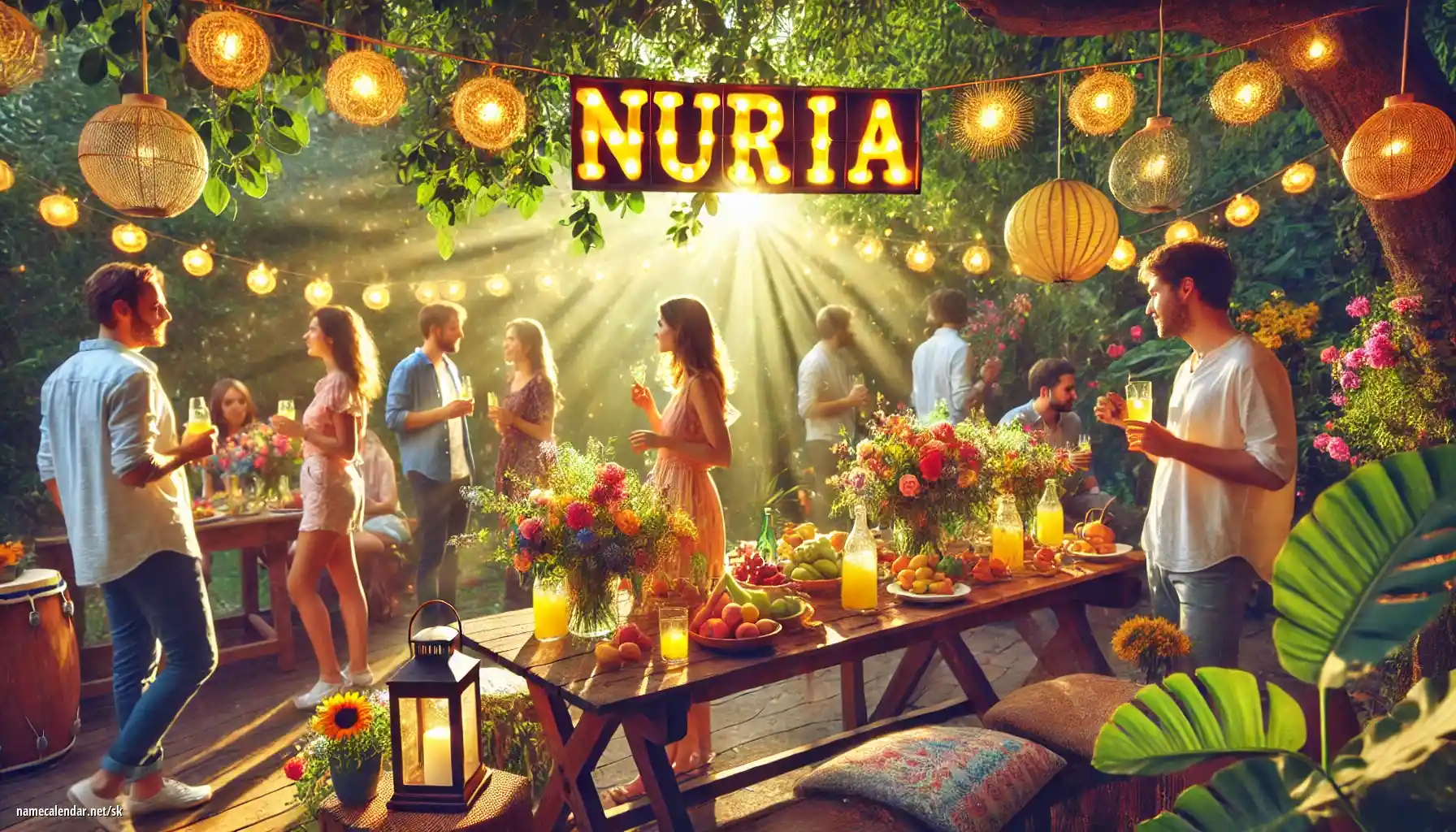 Oslava menín a mien - Nuria