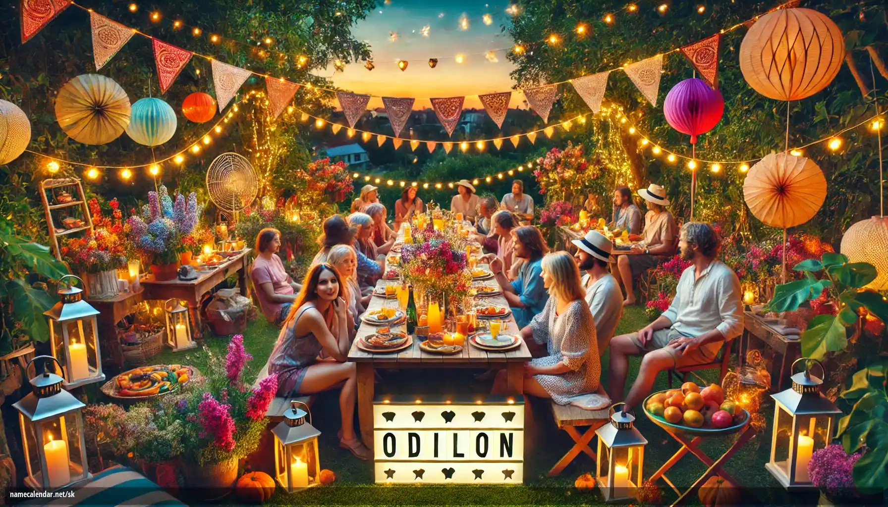 Oslava menín a mien - Odilon