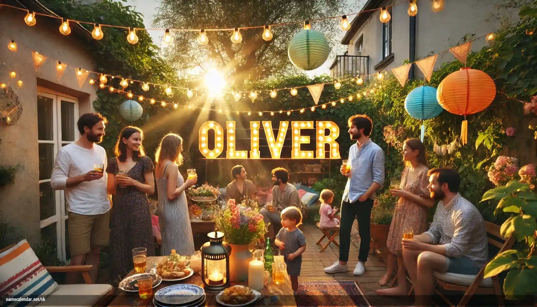 Oslava menín a mien - Olivér