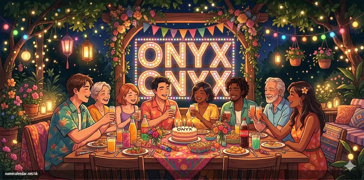 Oslava menín a mien - Onyx