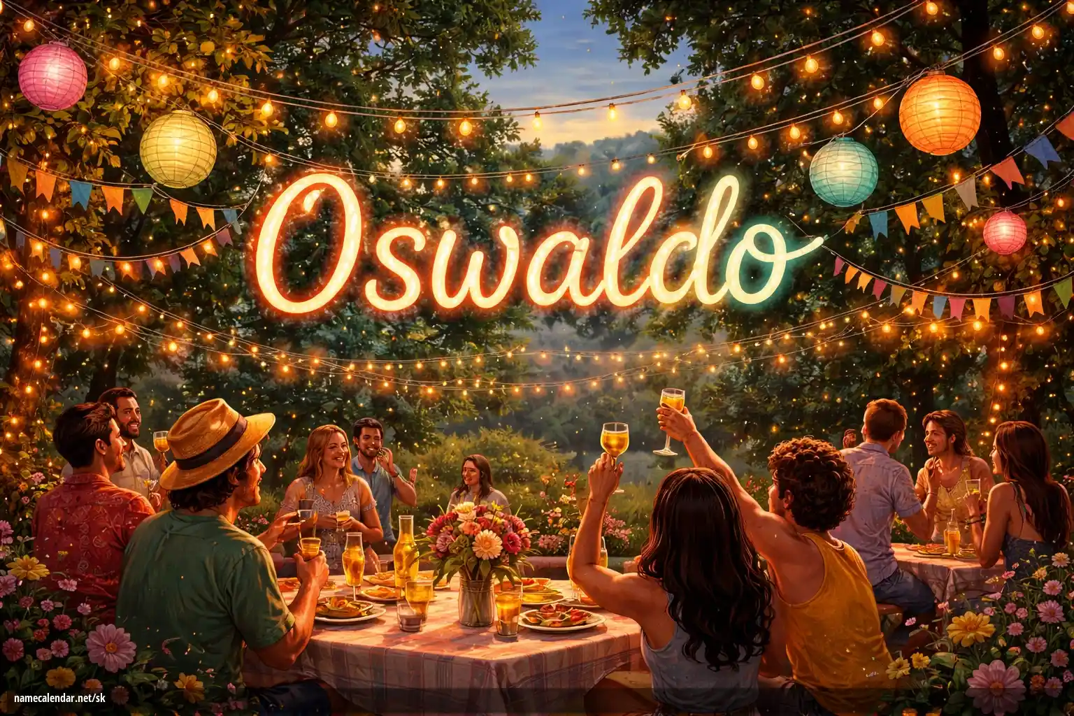 Oslava menín a mien - Oswaldo