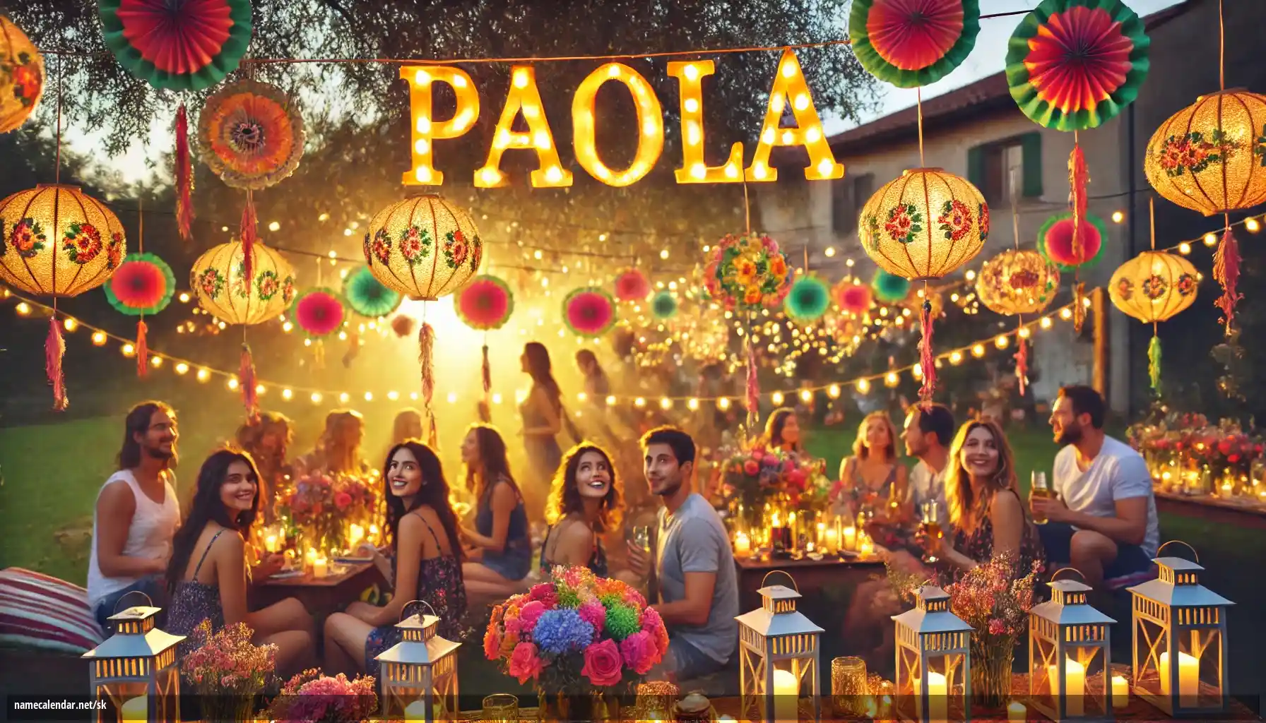 Oslava menín a mien - Paola