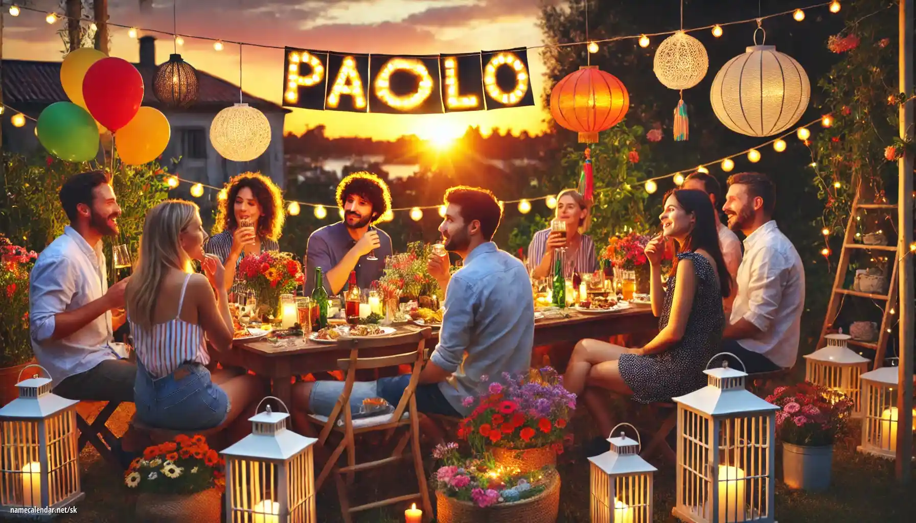 Oslava menín a mien - Paolo