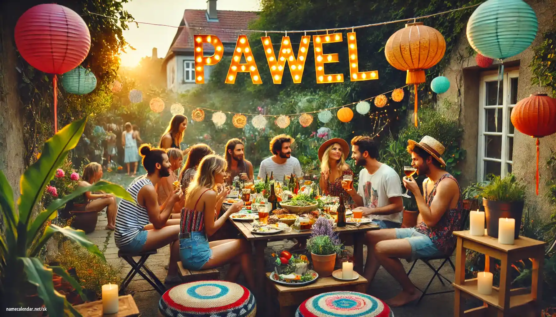 Oslava menín a mien - Pawel