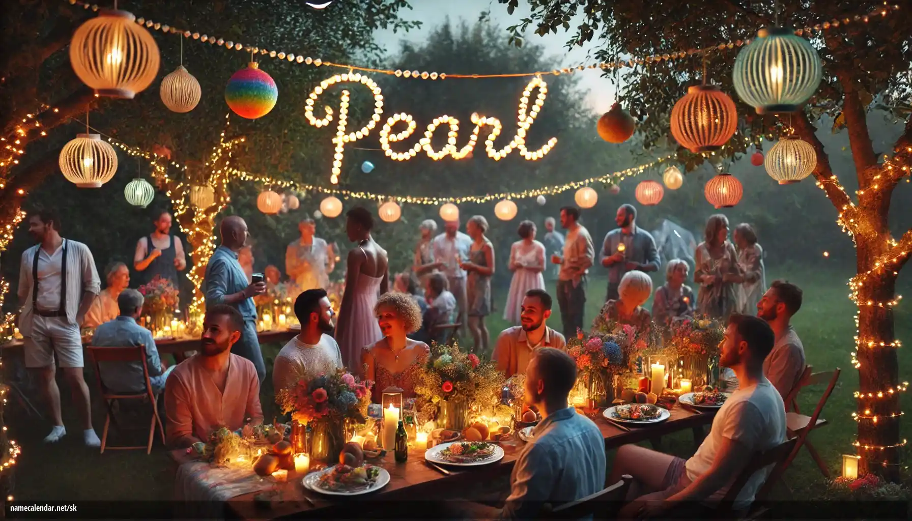 Oslava menín a mien - Pearl