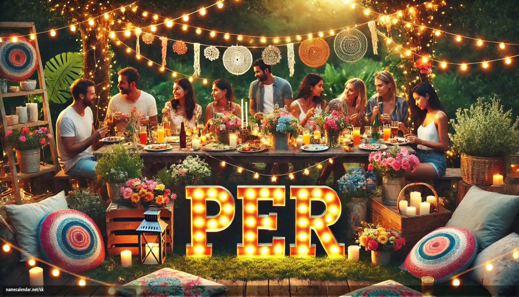 Oslava menín a mien - Per