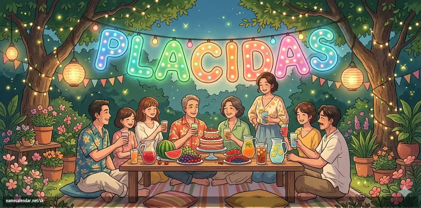 Oslava menín a mien - Placidas