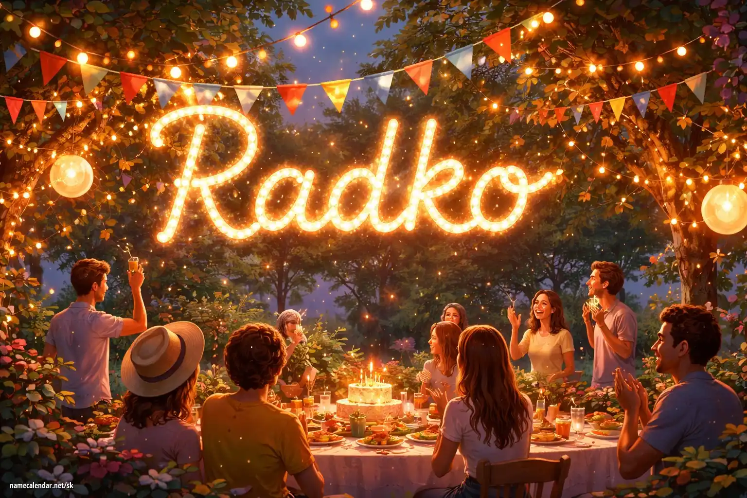 Oslava menín a mien - Radko