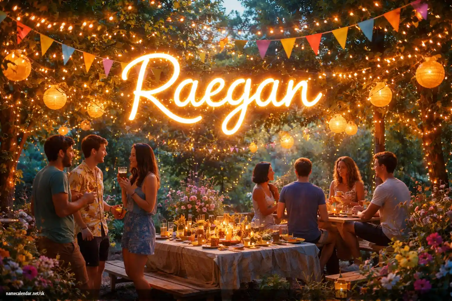 Oslava menín a mien - Raegan