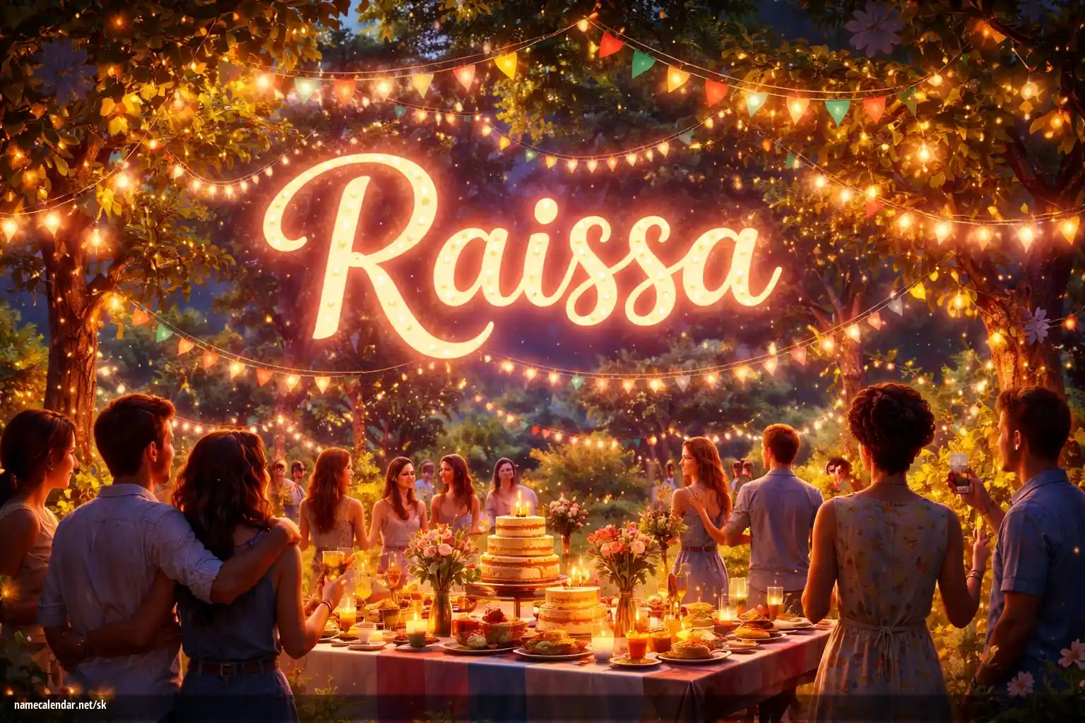 Oslava menín a mien - Raissa