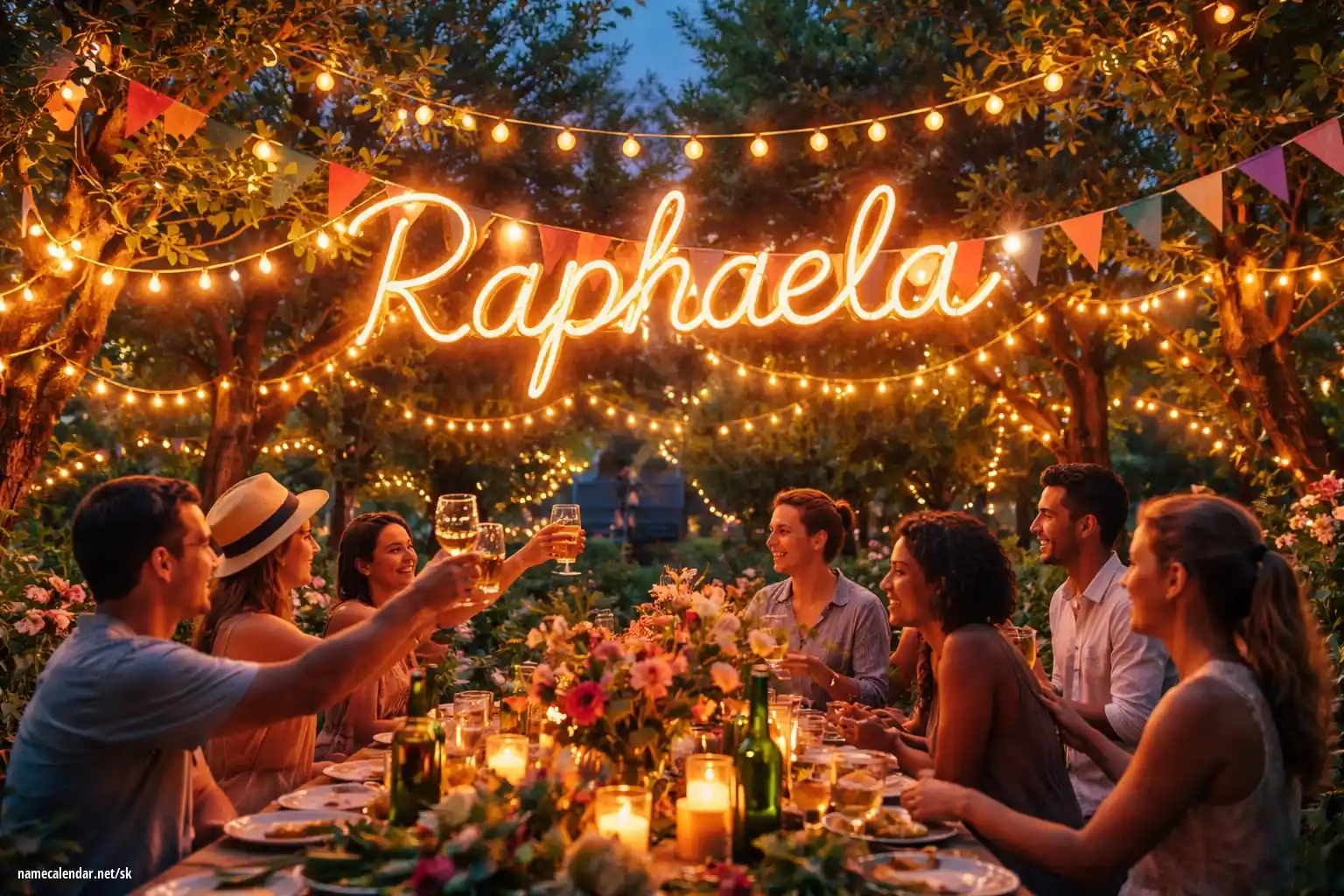 Oslava menín a mien - Raphaela