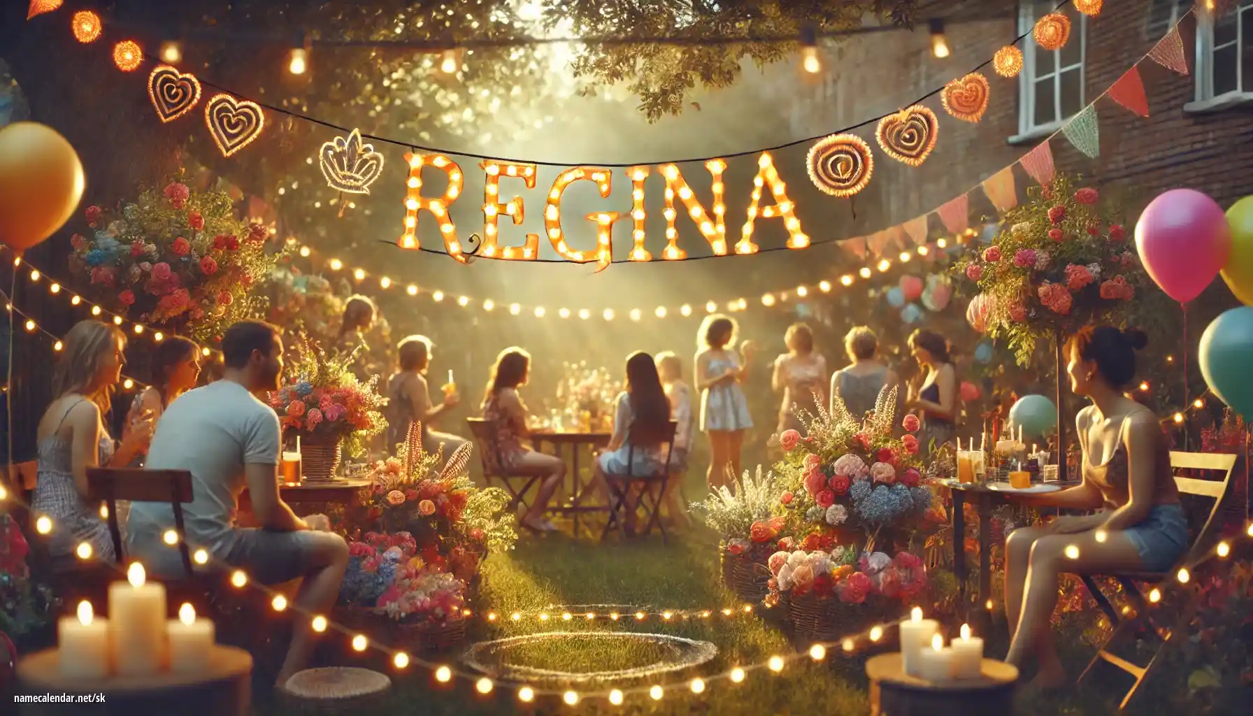 Oslava menín a mien - Regína