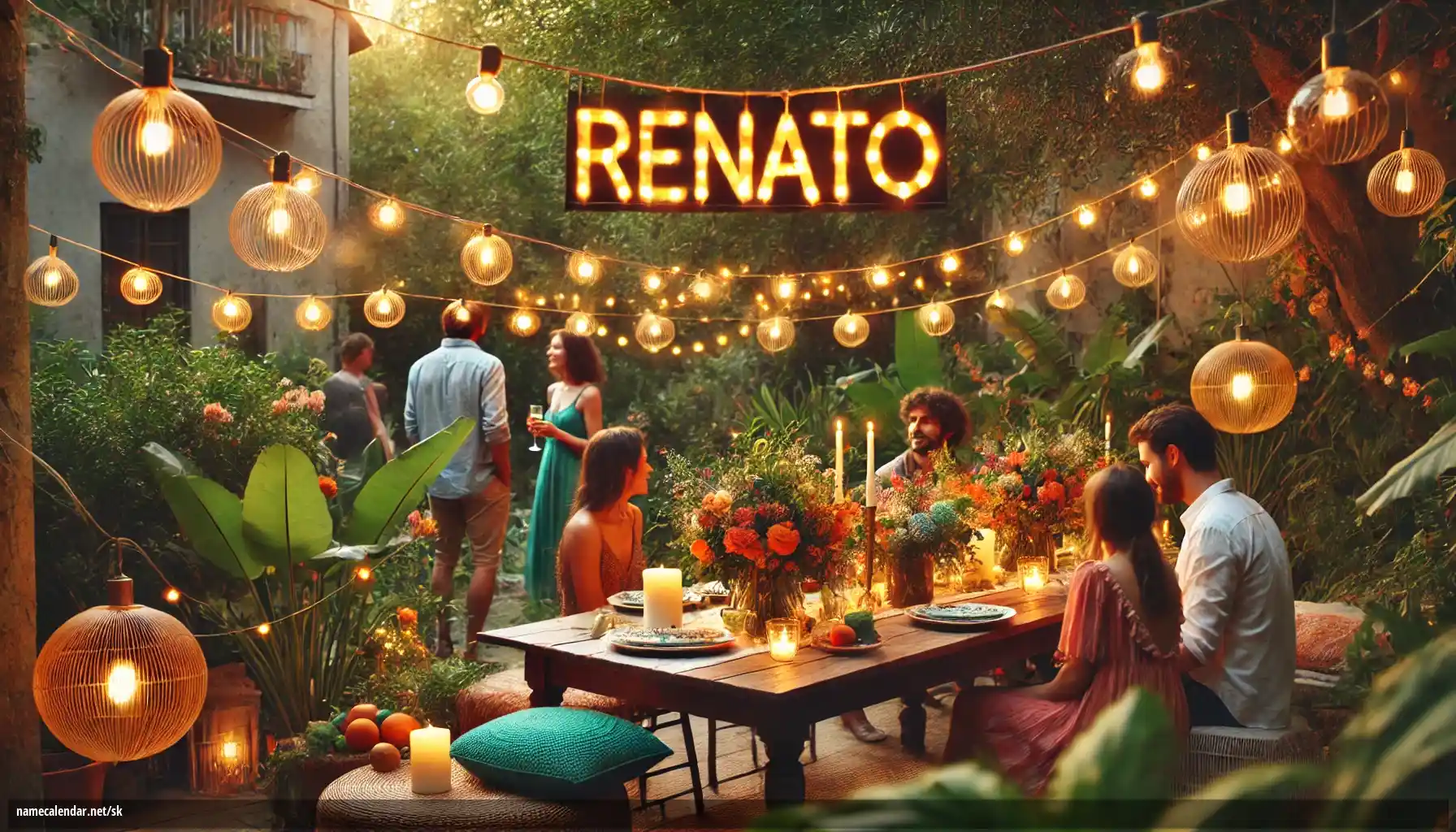 Oslava menín a mien - Renátó