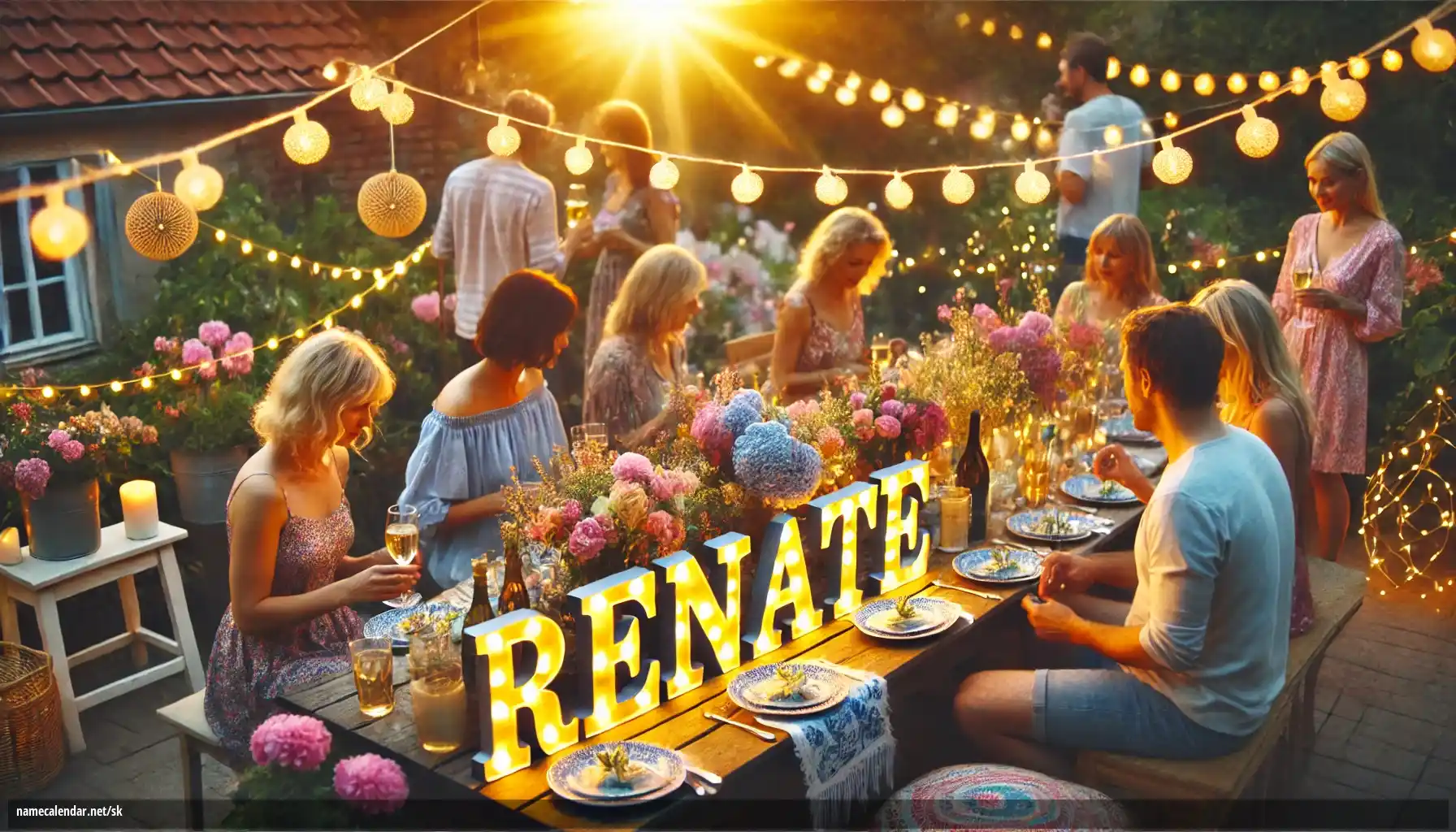 Oslava menín a mien - Renate