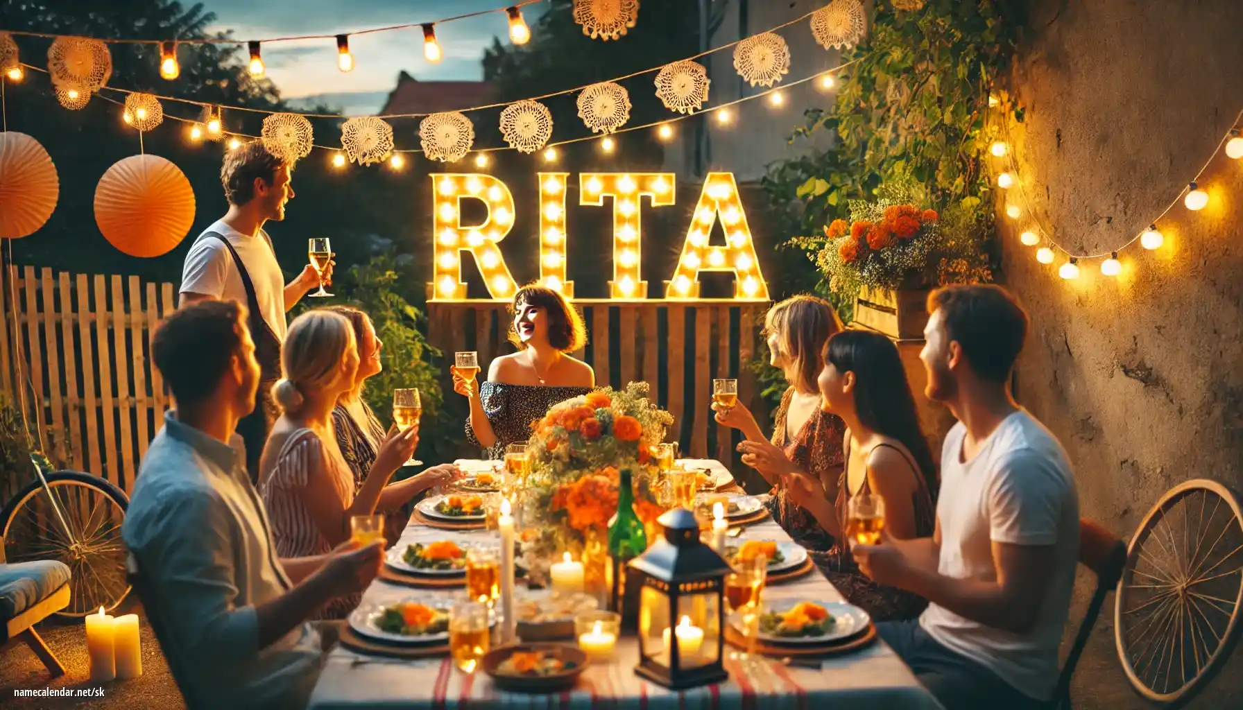 Oslava menín a mien - Rita