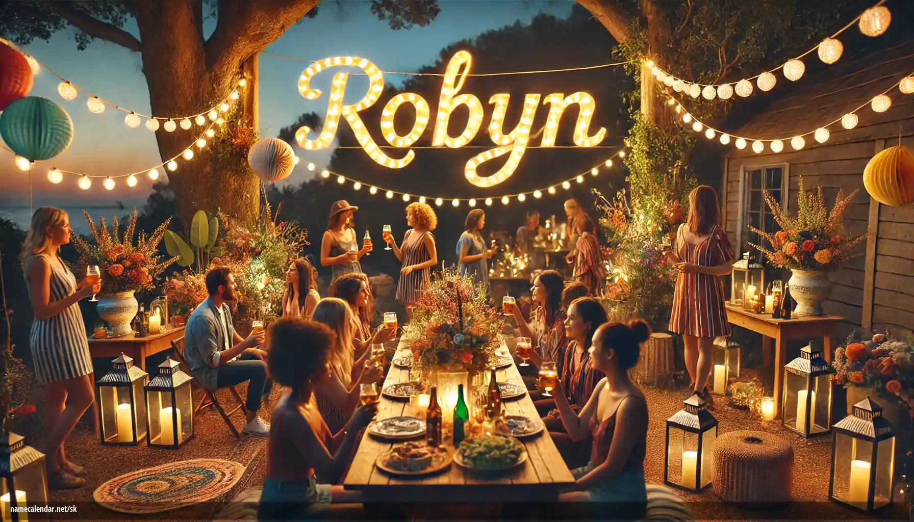 Oslava menín a mien - Robyn