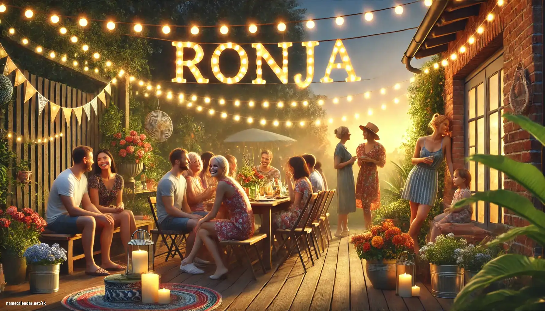 Oslava menín a mien - Ronja