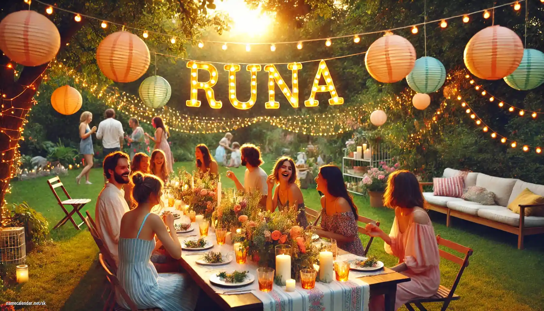 Oslava menín a mien - Runa