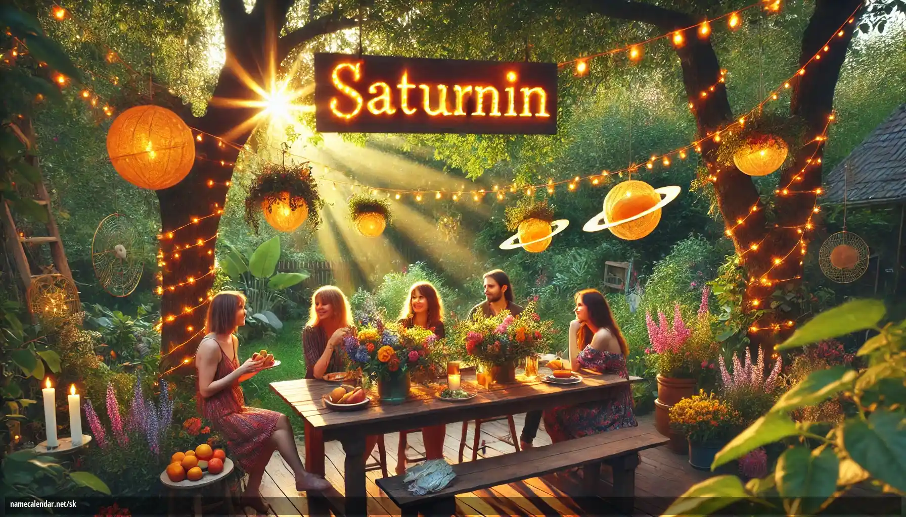 Oslava menín a mien - Saturnin