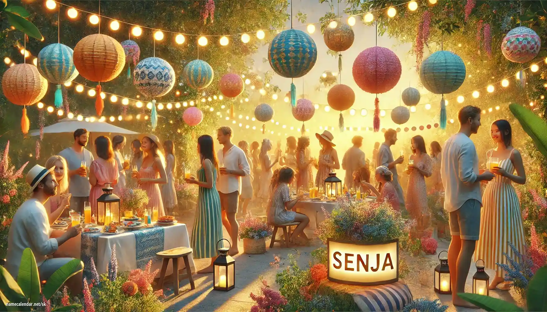 Oslava menín a mien - Senja