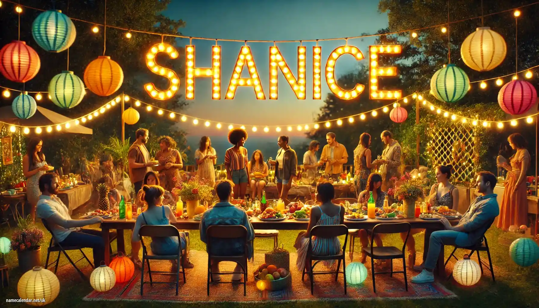 Oslava menín a mien - Shanice