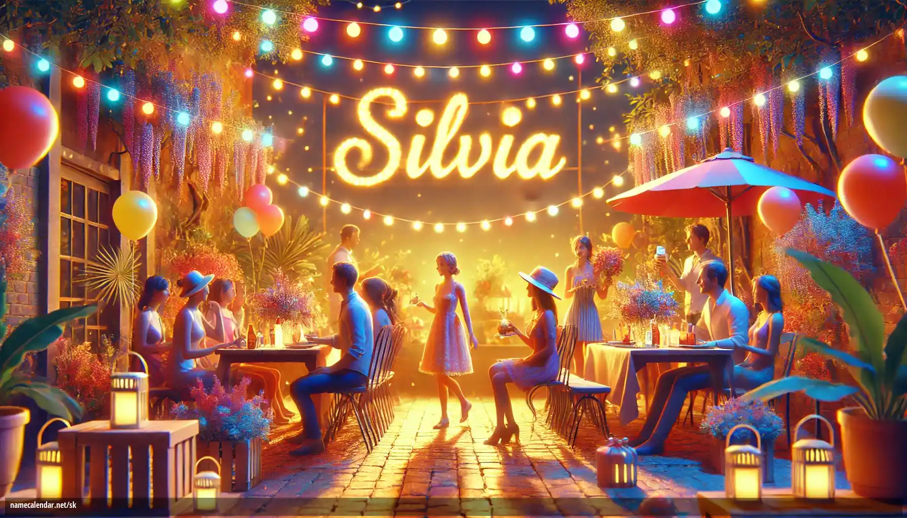 Oslava menín a mien - Silvia