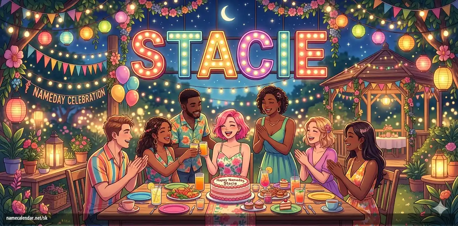 Oslava menín a mien - Stacie