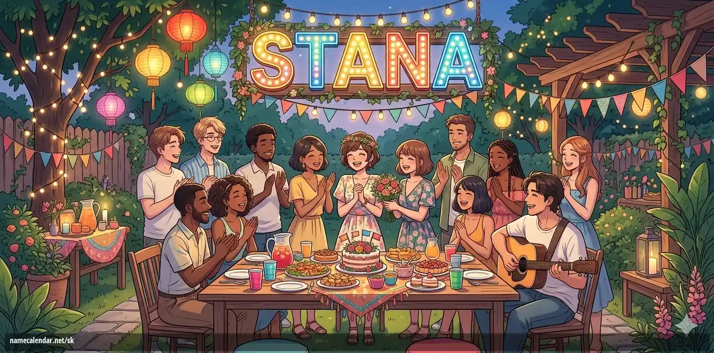 Oslava menín a mien - Stana
