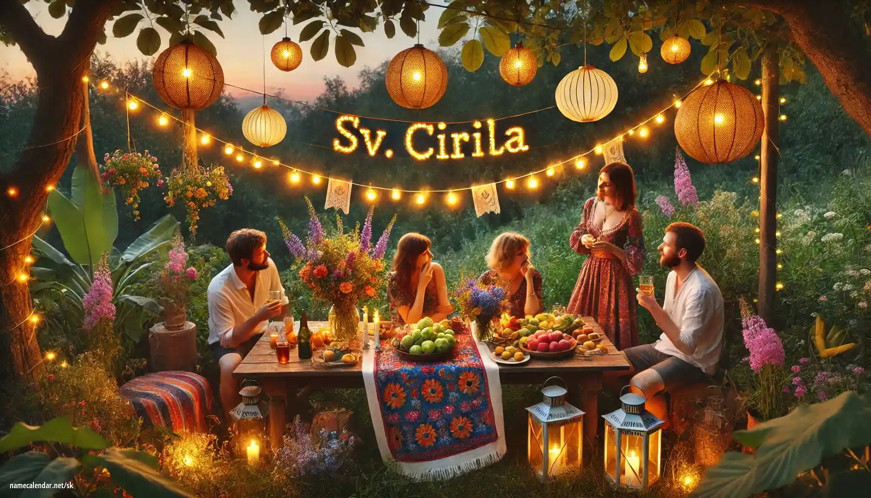 Oslava menín a mien - Sv. Cirila