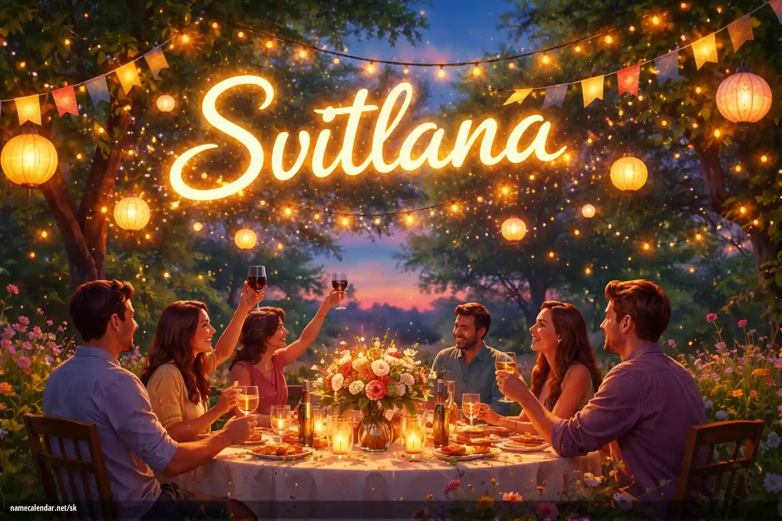 Oslava menín a mien - Svitlana