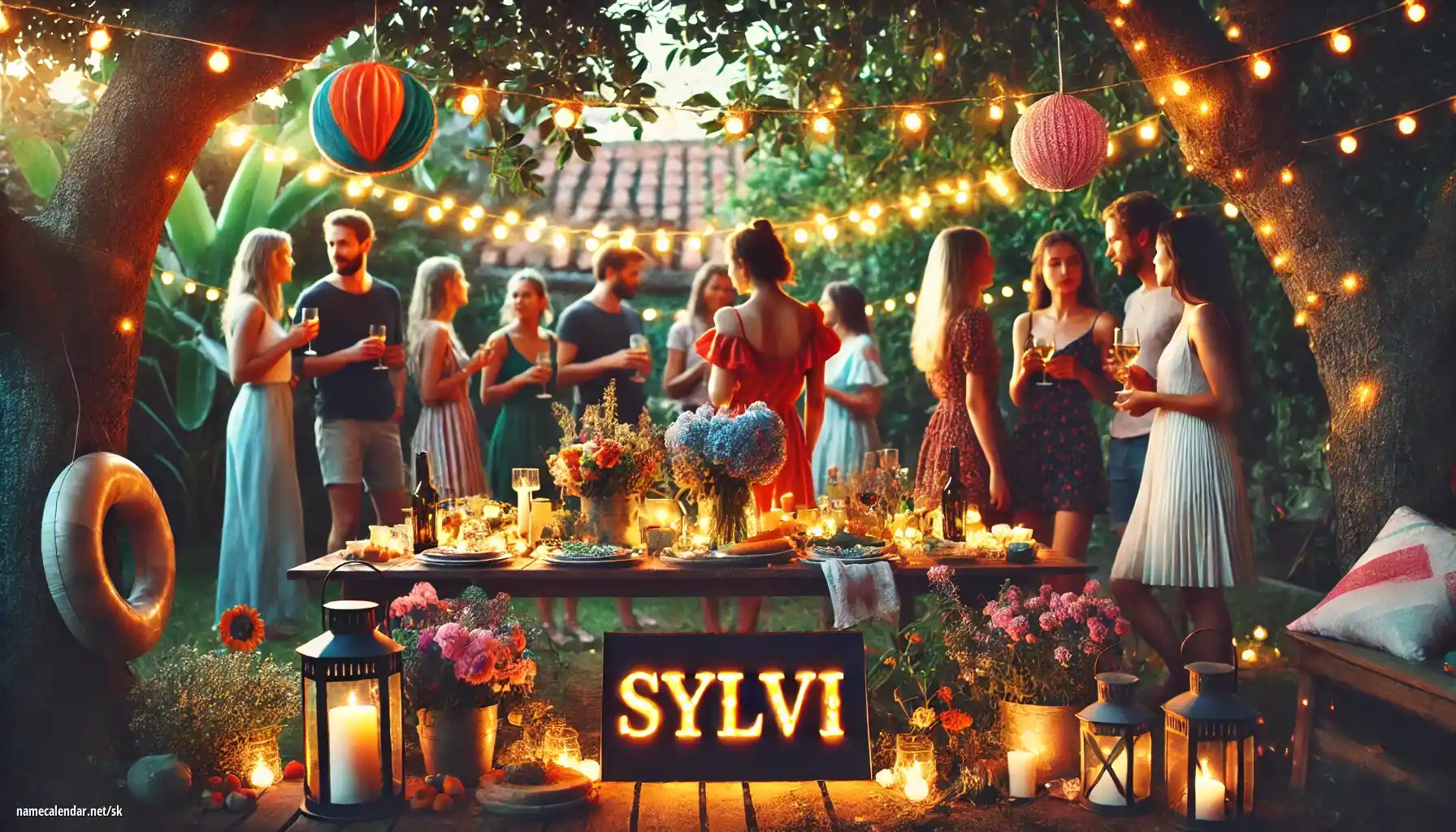 Oslava menín a mien - Sylvi