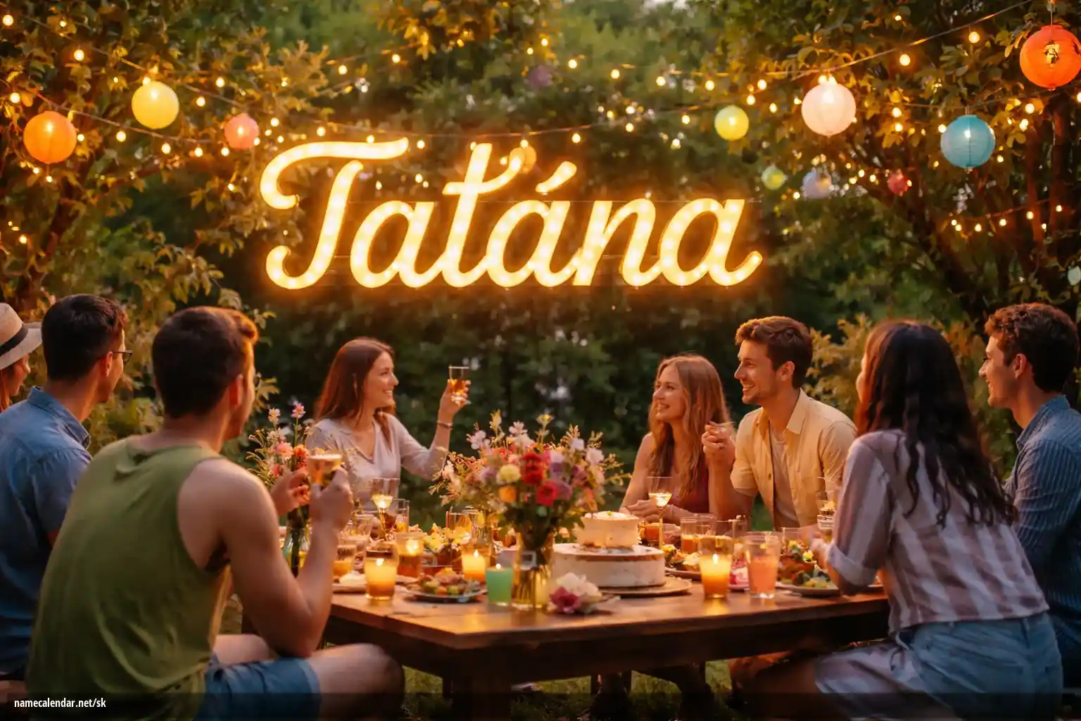 Oslava menín a mien - Taťána